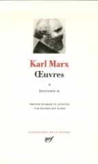 OEUVRES T2 ECONOMIE SUITE, de Karl Marx | portada del libro