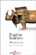 RHINOCEROS, de Eugène Ionesco | portada del libro