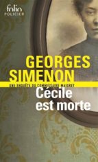 CECILE EST MORTE, de Georges Simenon | portada del libro