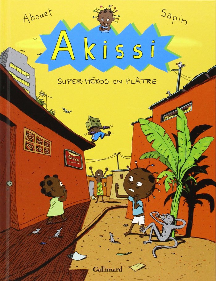 SUPER-HEROS EN PLATRE, de MARGUERITE ABOUET | portada del libro