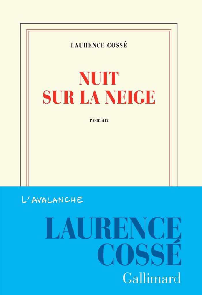 L'Avalanche, de Laurence Cossé | portada del libro