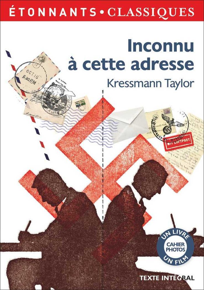 INCONNU A CETTE ADRESSE, de TAYLOR | portada del libro