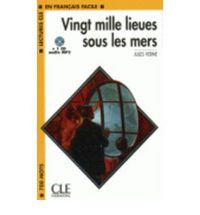 VINGT MILLE LIEUES SOUS LES MERS + CD AUDIO MP3, de - | portada del libro