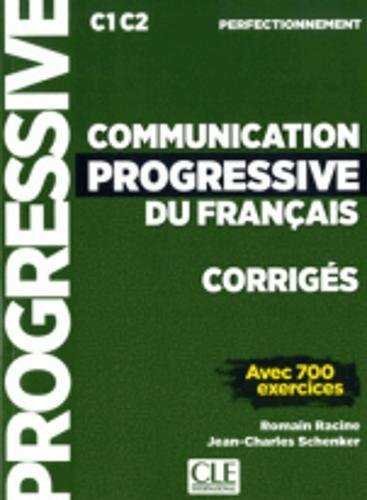 Communication progressive niveau perfectionnement - Corrigés, de RACINE, ROMAIN | portada del libro