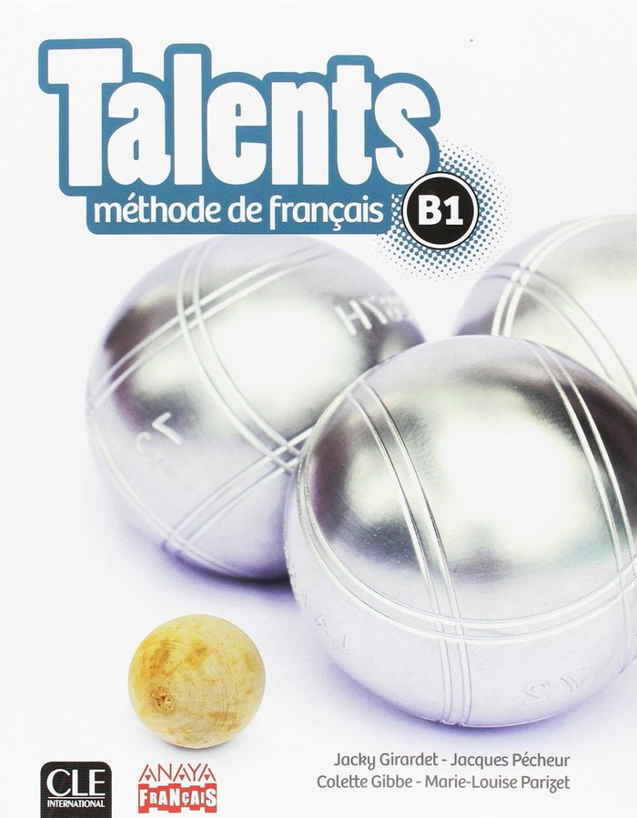 TALENTS LIVRE DE L´ELEVE B1., de VV.AA. | portada del libro