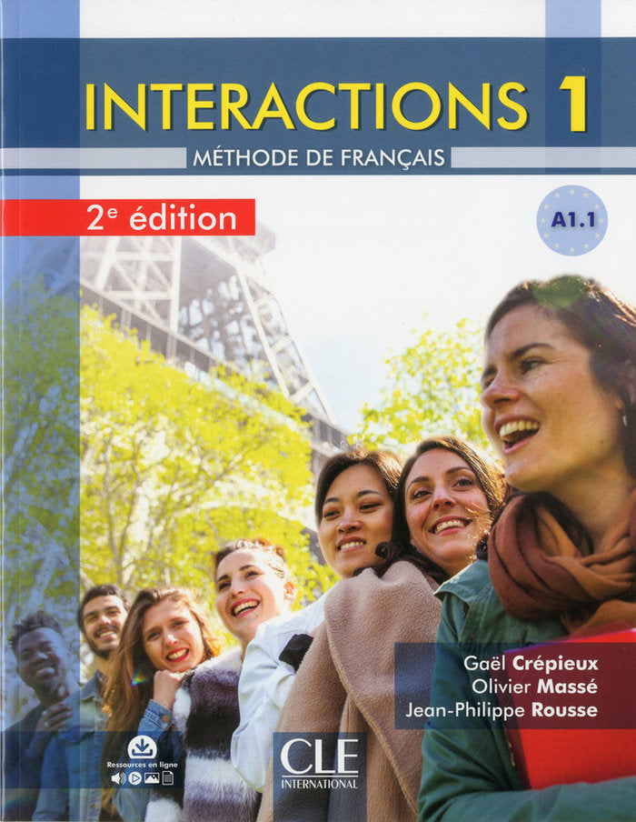 INTERACTIONS 1 - A1.1 - LIVRE CD - 2º EDITION, de - | portada del libro