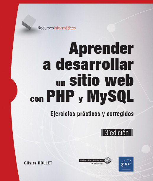 APRENDER A DESARROLLAR UN SITIO WEB CON PHP Y MYSQL, de ROLLET, OLIVIER | portada del libro