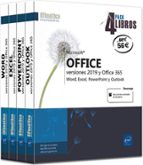 MICROSOFT OFFICE VERSIONES 2019 Y OFFICE 365 WORD EXCEL POW, de Varios autores | portada del libro