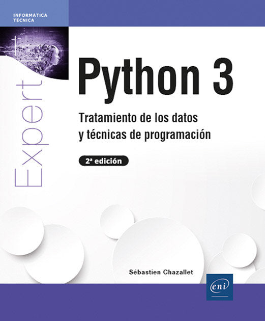 PYTHON 3 2ªED, de CHAZALLET, SEBASTIEN | portada del libro