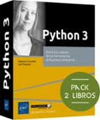 Python 3 pack 2 libros domina la creacion de tus herrramien, de SEBASTIEN CHAZALLET | portada del libro