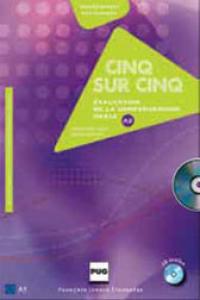 CINQ SUR CINQ (+CD) (A2).EVALUATION COMPREHENSION, de Varios autores | portada del libro