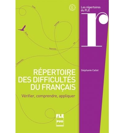 REPERTOIRE DES DIFFICULTES DU FRANçAIS, de Varios autores | portada del libro