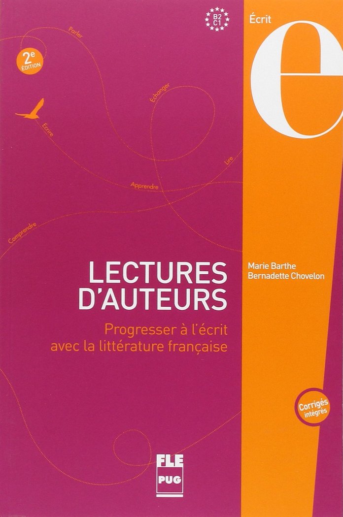 LECTURES D´AUTEURS. PROGRESSE L´ECRIT AVEC LITTERATURA FRANçAISE, de Varios autores | portada del libro