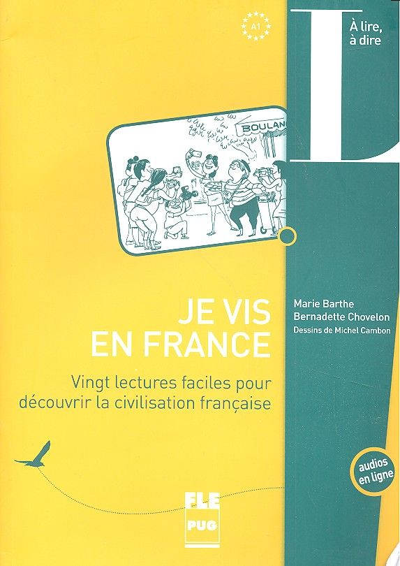 JE VIS EN FRANCE - 20 LECTURES FACILES, de Varios autores | portada del libro