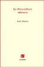 LA PROCEDURE SILENCE, de Paul Virilio | portada del libro
