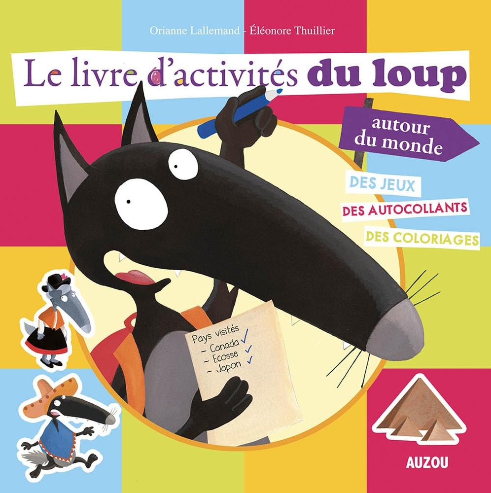 LE LIVRE DACTIVITES DU LOUP | portada del libro