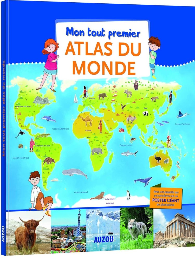 MON TOUT PREMIER ATLAS DU MONDE | portada del libro