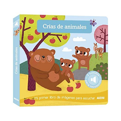 Libro de sonidos. Crías de animales, de Notaert, Amandine | portada del libro