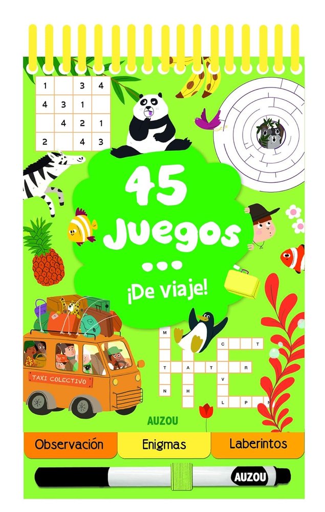 45 juegos de viaje, de Potard, Céline | portada del libro