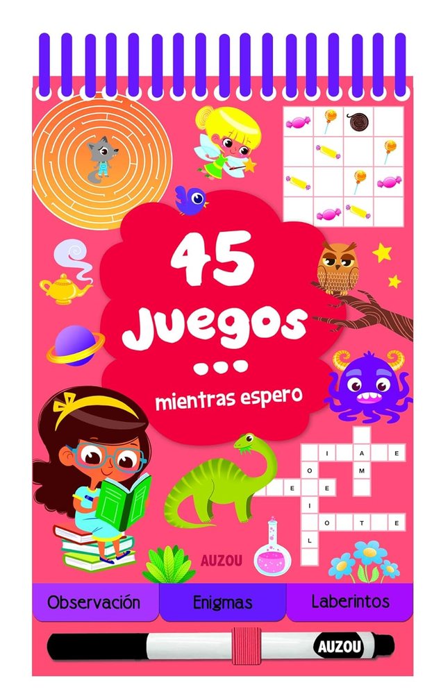 45 juegos... mientras espero, de Potard, Céline | portada del libro