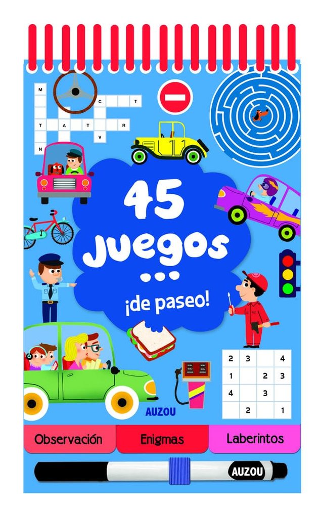 45 juegos de paseo, de Potard, Céline | portada del libro
