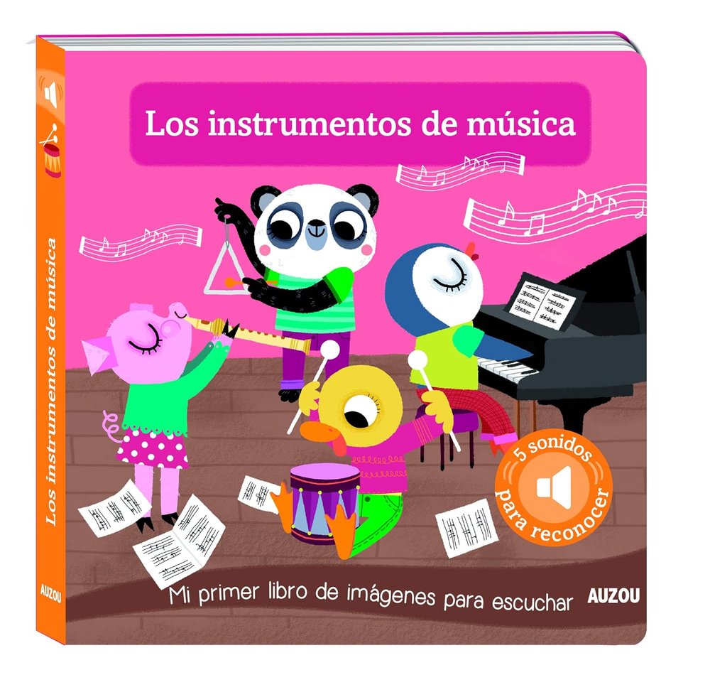 Libro de sonidos. Los instrumentos de música, de Notaert, Amandine | portada del libro