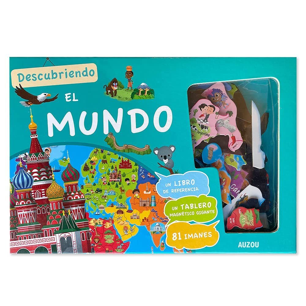 Atlas magnético. Descubriendo el mundo., de David, Patrick | portada del libro