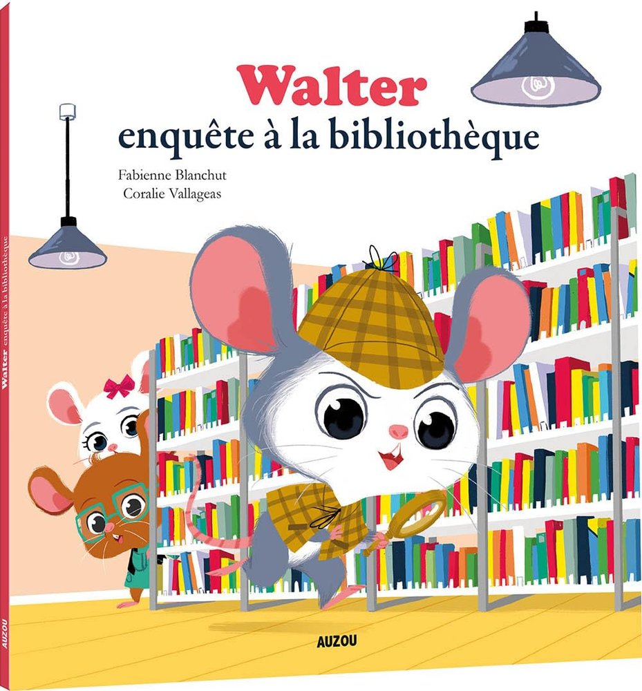 WALTER ENQUETE A LA BIBLIOTHEQUE | portada del libro