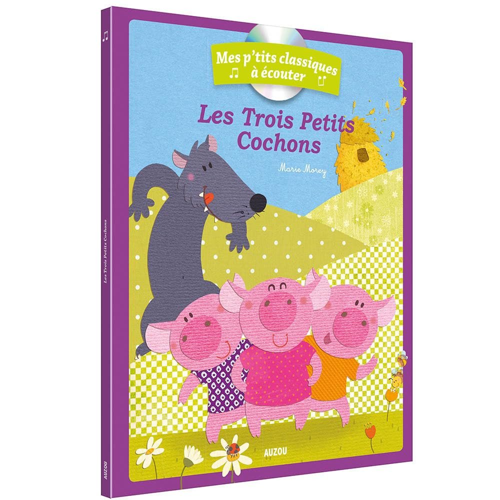 LES TROIS PETITS COCHONS +CD | portada del libro