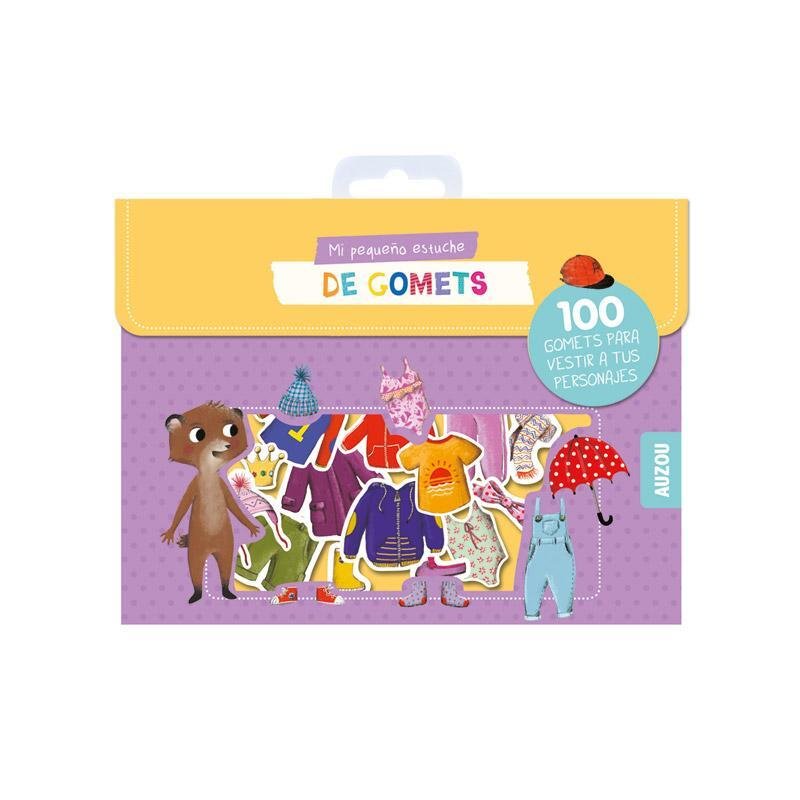 MI PEQU ESTUCHE GOMETS VESTIR PERSONAJES AUZOU, de AA.VV. | portada del libro