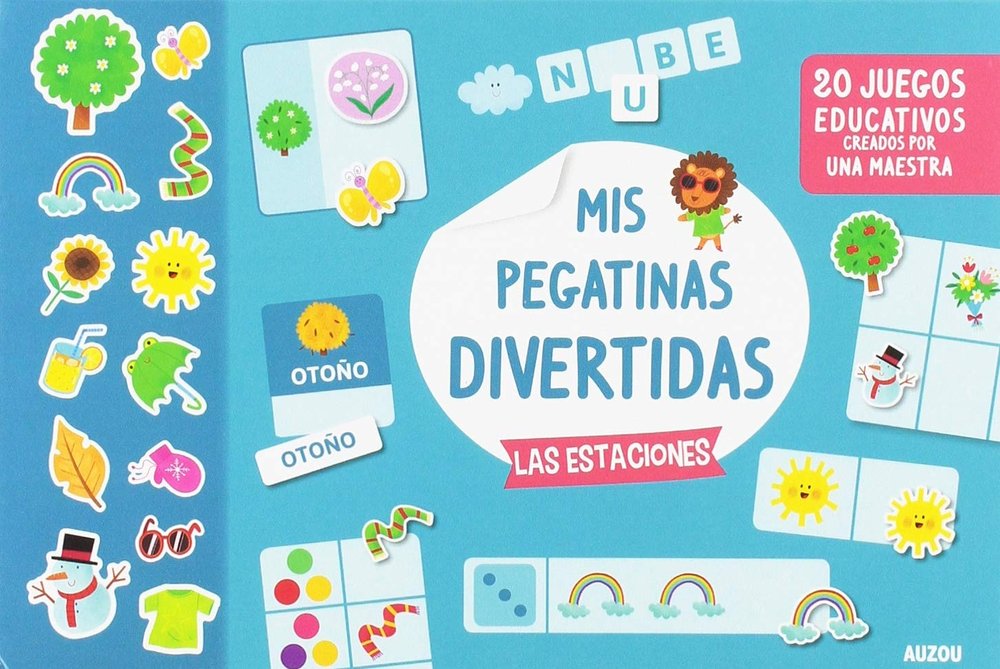 MIS PEGATINAS DIVERTIDAS. LAS ESTACIONES, de Paumier | portada del libro