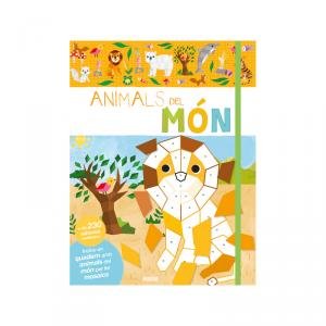 El meu primer llibre d'adhesius, animals del món, de Varios autores | portada del libro