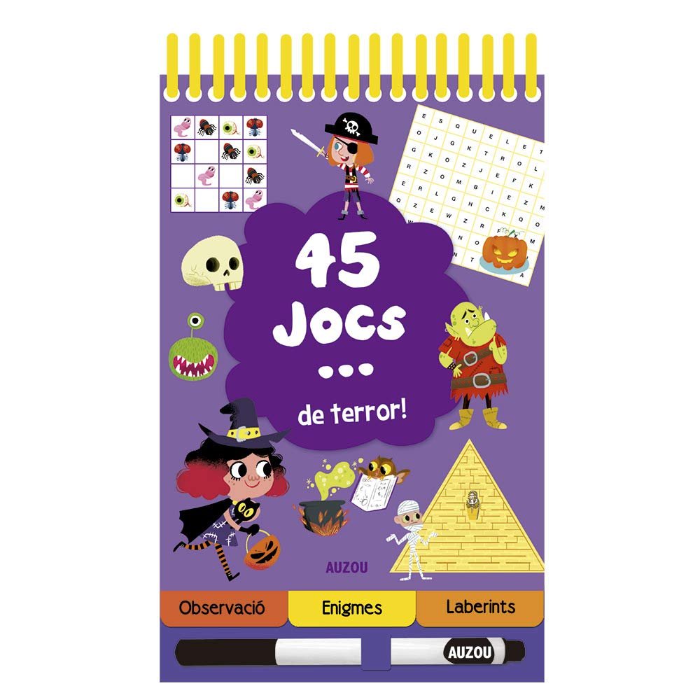 45 jocs de terror!, de Potard, Céline | portada del libro