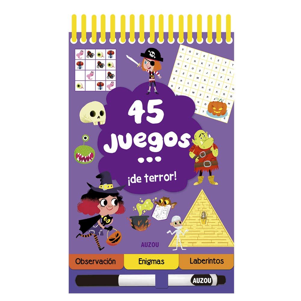 45 Juegos... ¡de terror!, de Potard, Céline | portada del libro