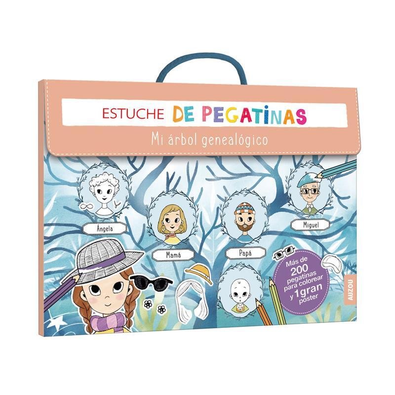 ESTUCHE DE PEGATINAS MI ARBOL GENEALOGICO | portada del libro