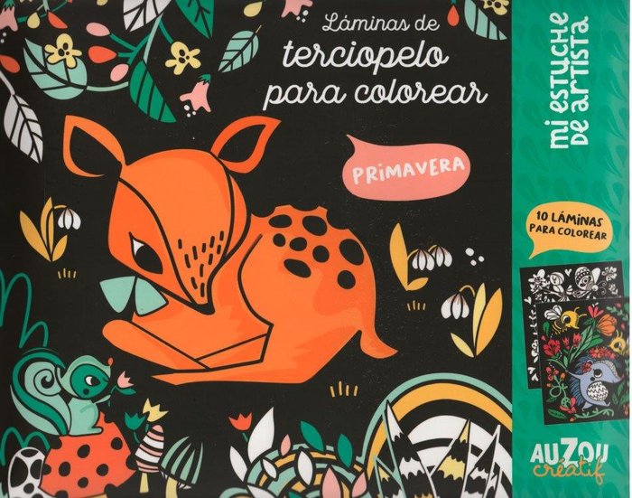 Láminas de terciopelo para colorear, de Desconocido | portada del libro