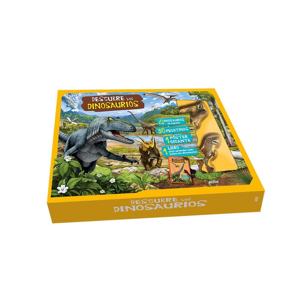 Descubre los Dinosaurios estuche, de Atuchin, Andrey | portada del libro