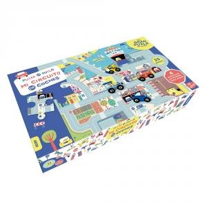 Puzle de suelo Mi circuito de coches, de Lapeyre, Émilie | portada del libro