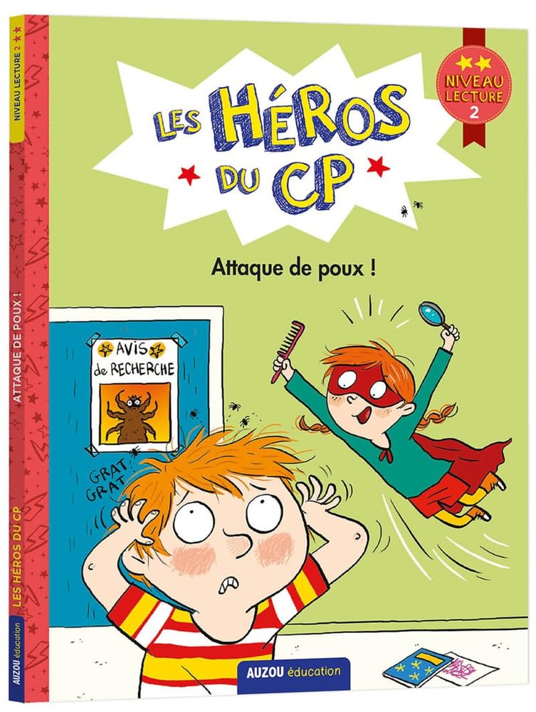 LES HEROS DU CP ATTAQUE DES POUX | portada del libro