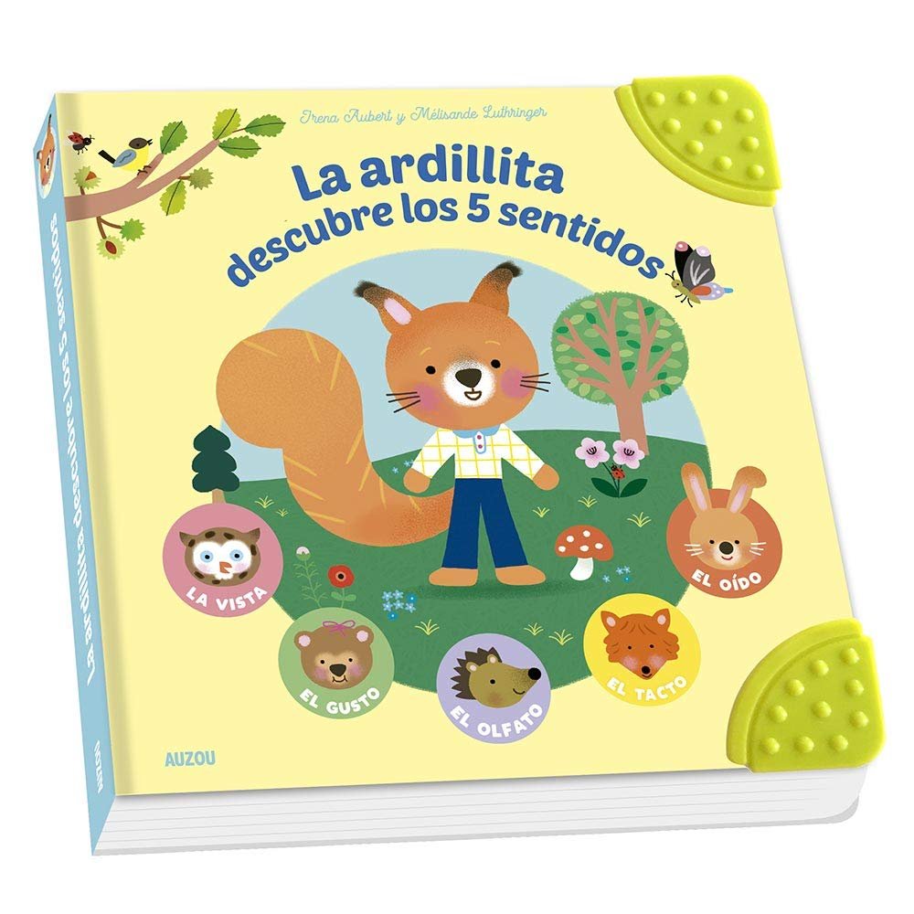 Primeros aprendizajes. La ardillita descubre los 5 sentidos, de Aubert, Irena | portada del libro