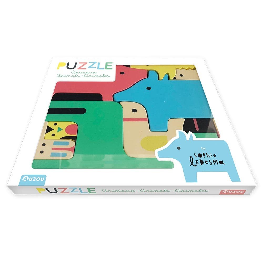 MI PUZZLE DE ANIMALES MADERA | portada del libro