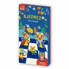 AJEDREZ EN EL BOSQUE. JUEGO DE MADERA | portada del libro