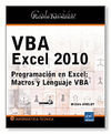 VBA EXCEL 2010. PROGRAMACION EN EXCEL: MACROS Y LENGUAJE, de AMELOT | portada del libro