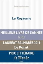 LE ROYAUME, de Emmanuel Carrère | portada del libro