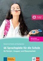 66 SPRACHSPIELE SCHULE A1-B1, de Varios autores | portada del libro
