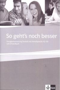 SO GEHTS NOCH BESSER A2 B1 LIBRO PROFESOR | portada del libro