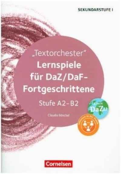 A2/B2 LERNSPIELE FUR DAZ/DAF FORTGESCHRITTENE STUFE, de BOSCHEL, CLAUDIA | portada del libro