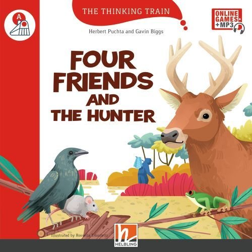 FOUR FRIENDS AND THE HUNTER, de VARIOS AUTORES | portada del libro
