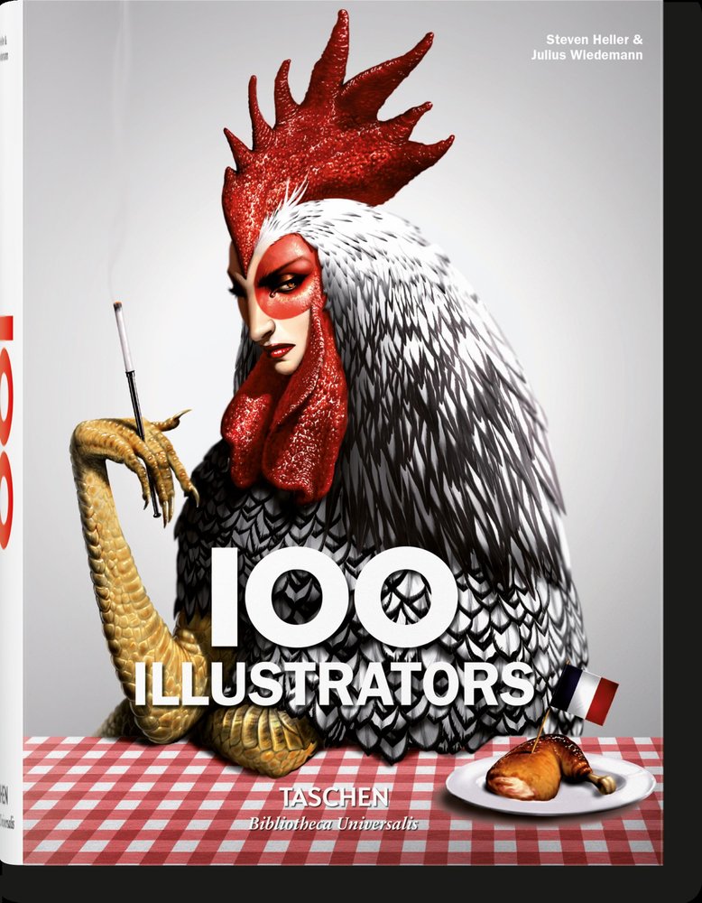 100 Illustrators, de Heller, Steven | portada del libro