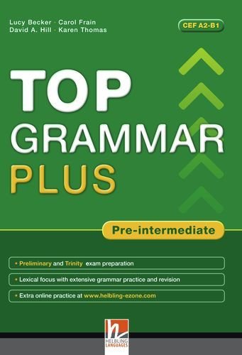 TOP GRAMMAR PLUS PRE-INTERMEDIATE STUDENT´S BOOK+EZONE, de VARIOS AUTORES | portada del libro